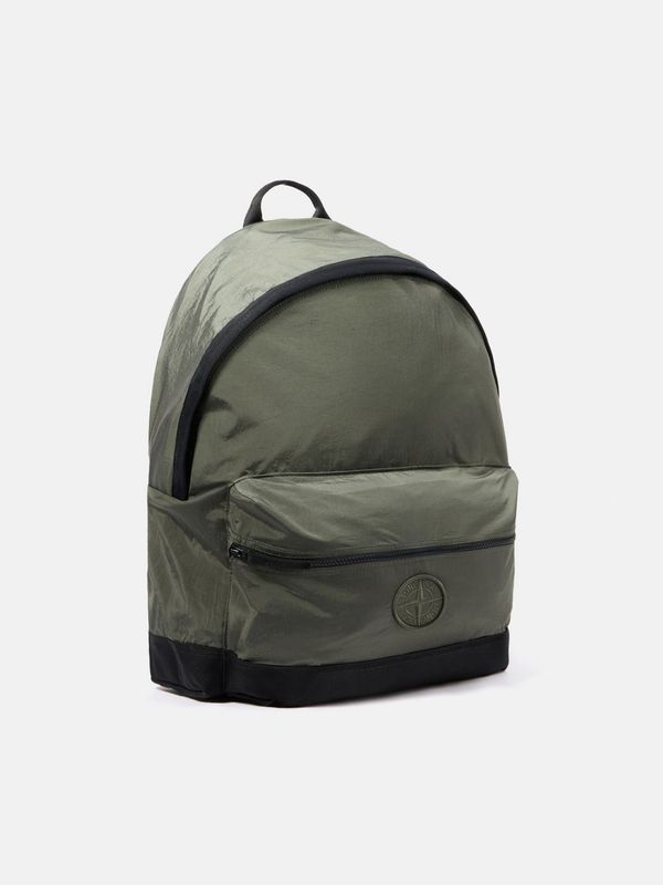 Compass Logo Metal Nylon Backpack