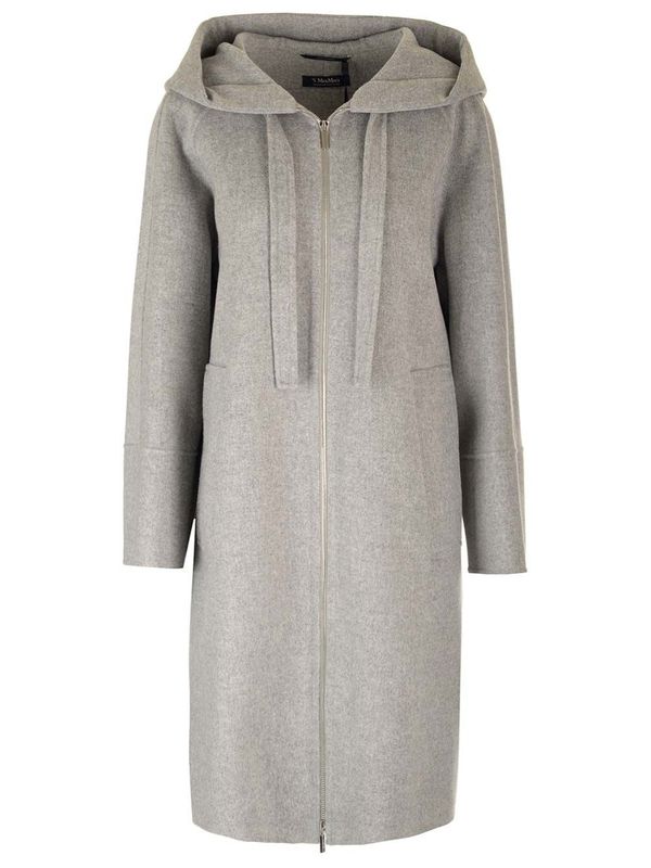 Arona Hooded Wool Coat