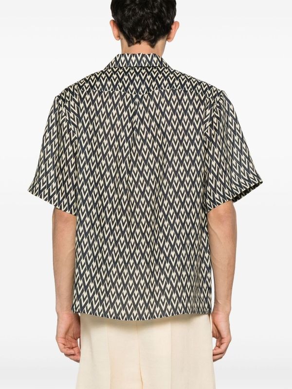 Allover
  Pattern Linen Shirt