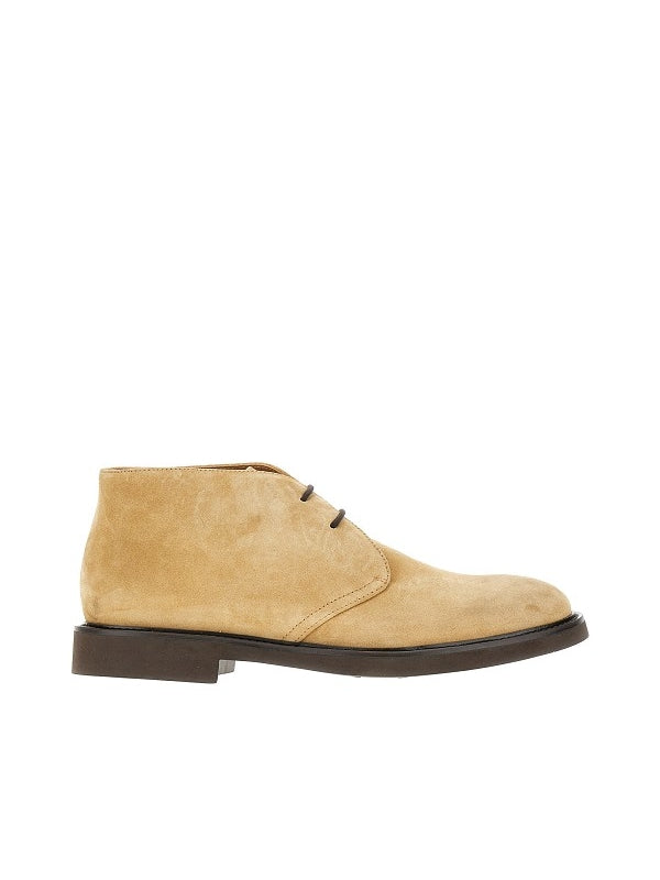 Suede Lace-Up Desert Boots