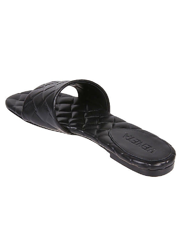 Amy Quilted Leather Slides