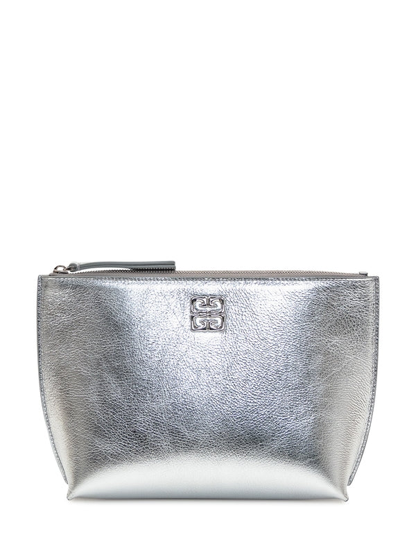 4g Metallic Leather Beauty Pouch