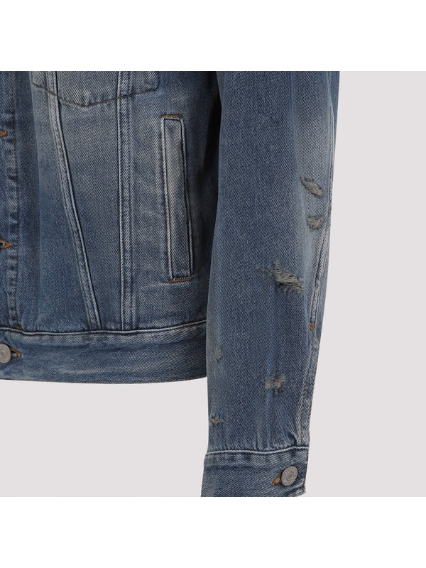 Pocket Detail Denim Trucker Jacket