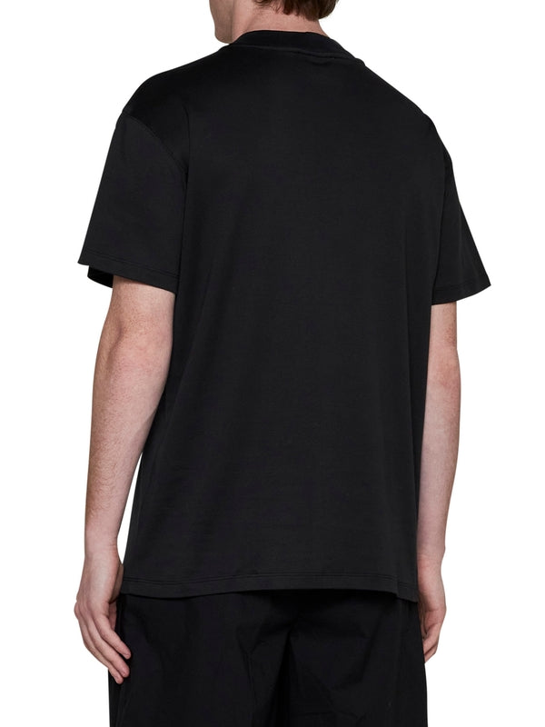 Black Cotton Short Sleeve T-Shirt