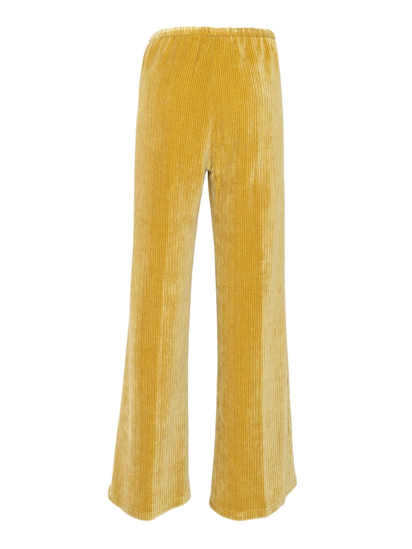 Banding Poly Flare Pants