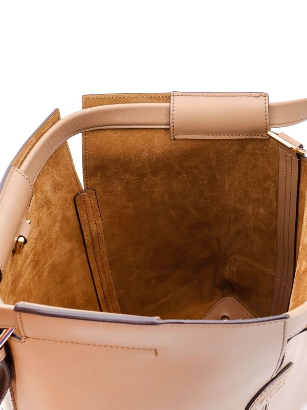 Di Folio Leather Small Tote Bag