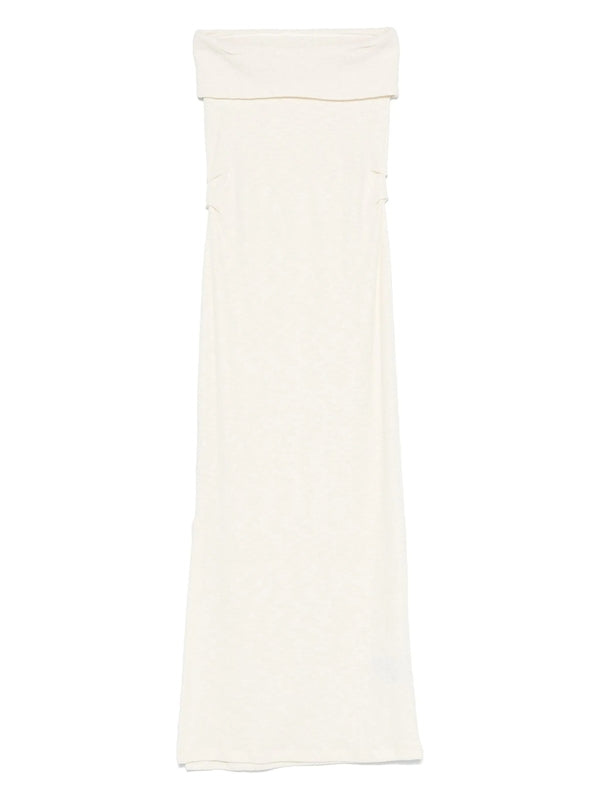 Closed Beige Long Dress