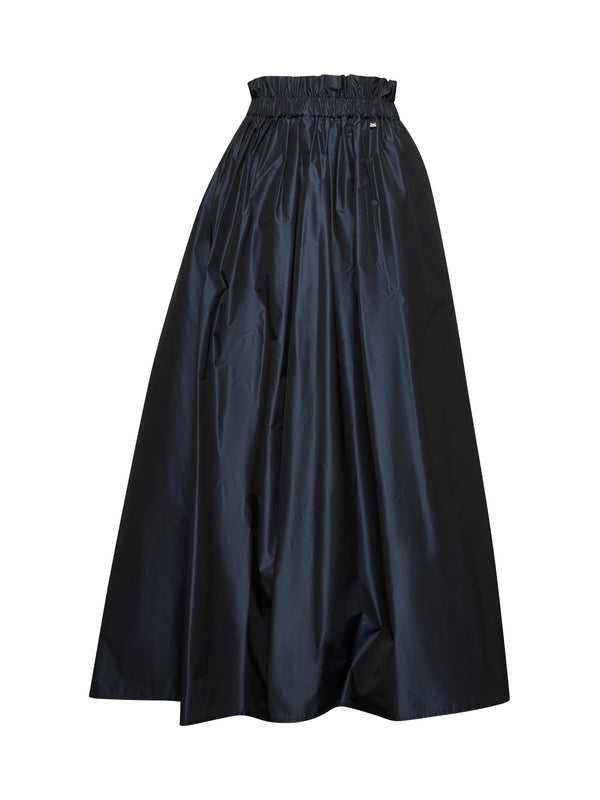 Techno Pleats Midi Skirt
