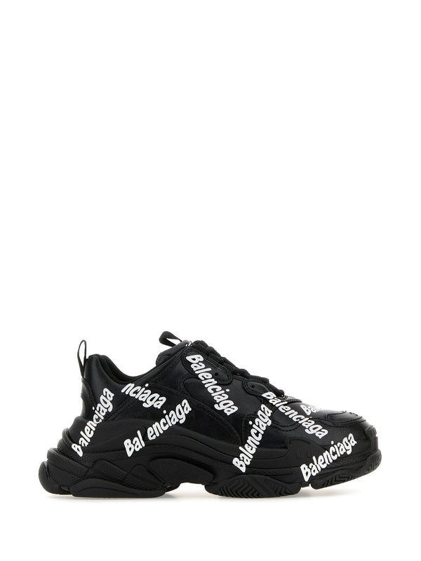 Triple S Allover Logo Sneakers