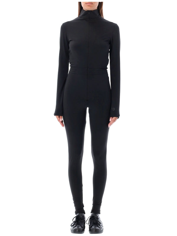 Y-3 - High-neck zip up bodysuit Jump Suits - Jente