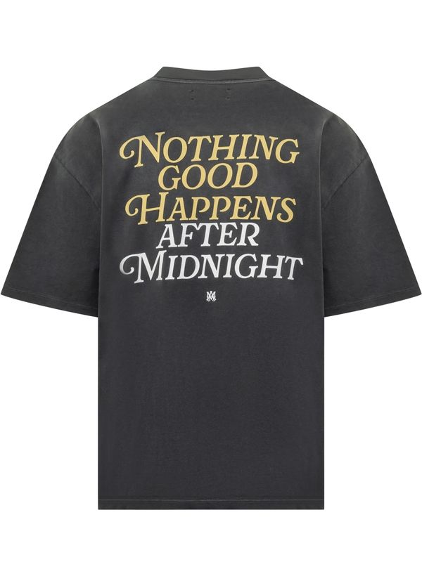 Amiri Black Half Sleeve