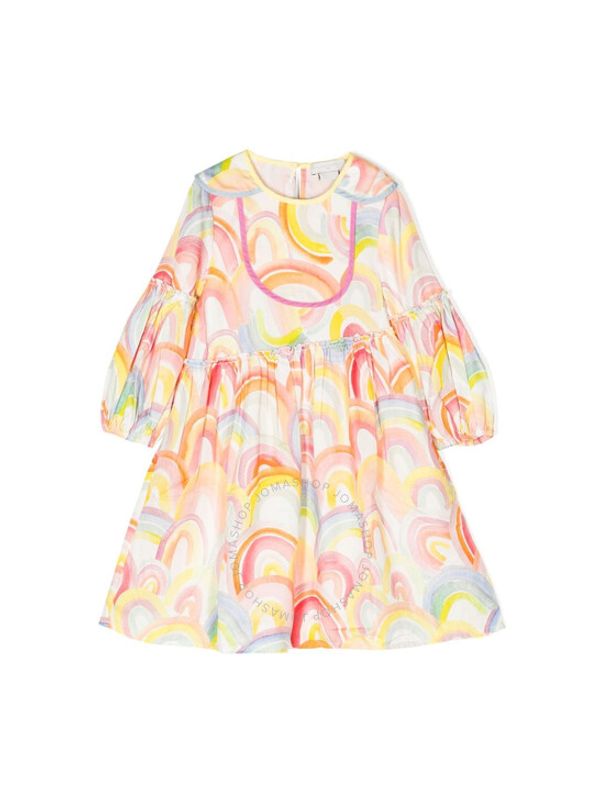 Allover Printing Flare Dress