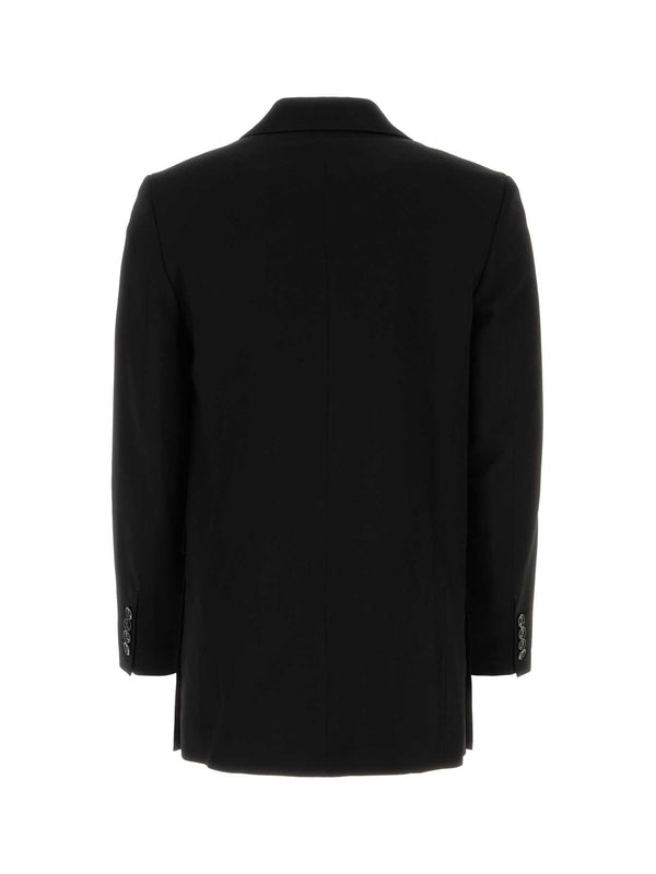 Wool Double-Breasted Tailored Jacket