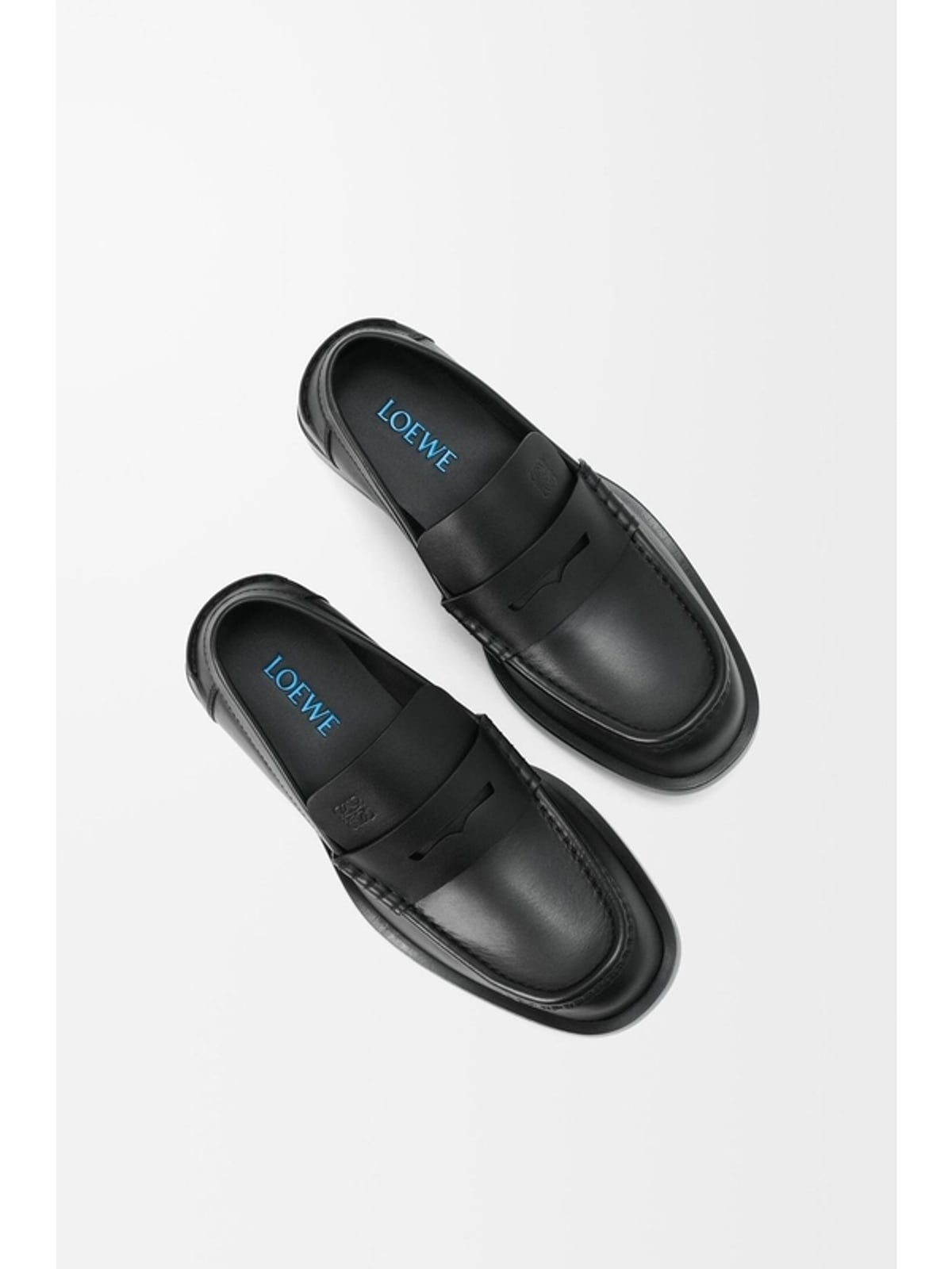 Loewe Black Penny Loafer