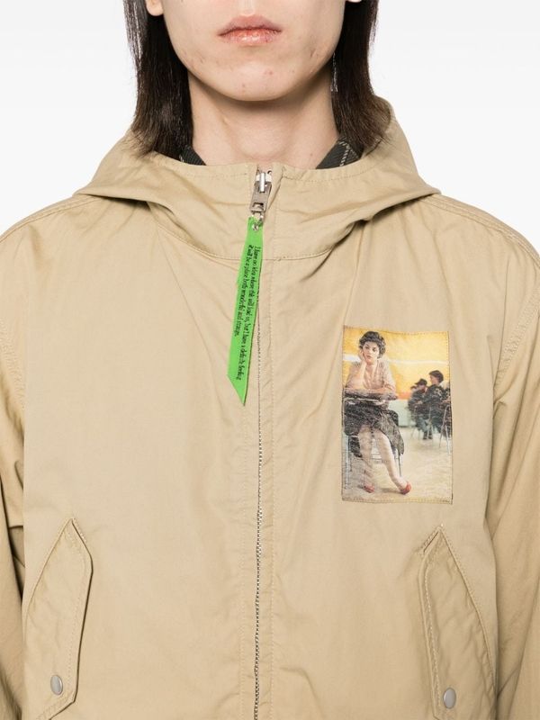 Embroidery Patch Reversible Parka