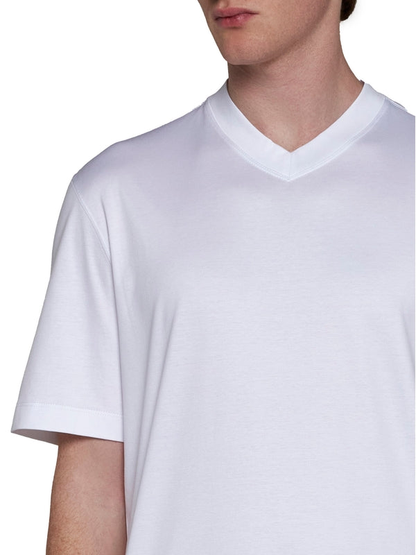 V-Neck Cotton Short-Sleeve T-Shirt