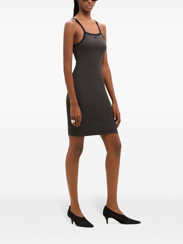 Courrèges - Logo Patch Mini Dress - Jente