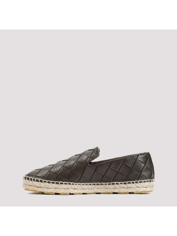 Intrecciato Leather Espadrilles