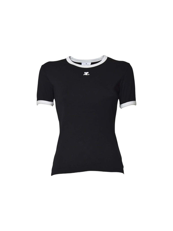 Courrèges Black Half Sleeve