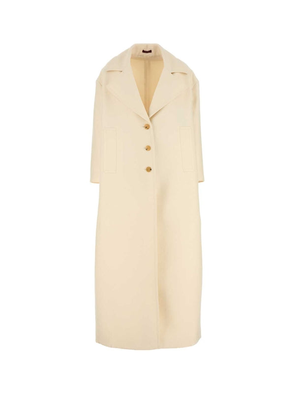 Wool Silk Single Coat