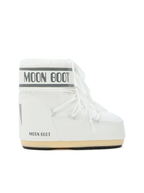 Moon Boot White Lace-Up Boots