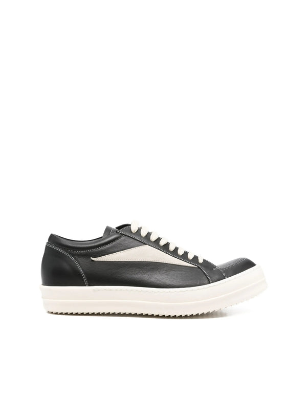 Rick Owens Black Low Top Sneakers