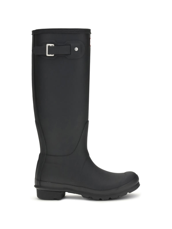 Hunter Black High Boots