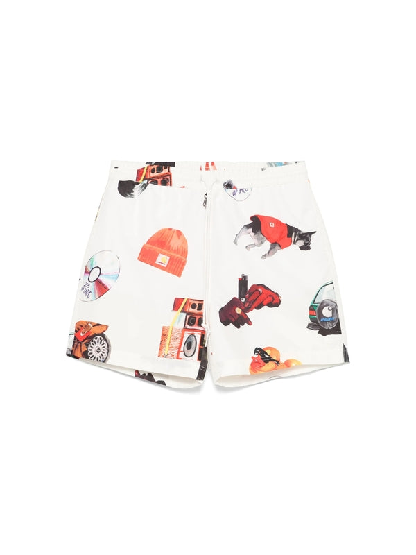 Carhartt White Swim Shorts