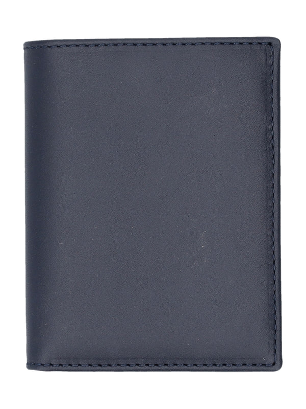 Comme Des Garçons Navy Card Wallet