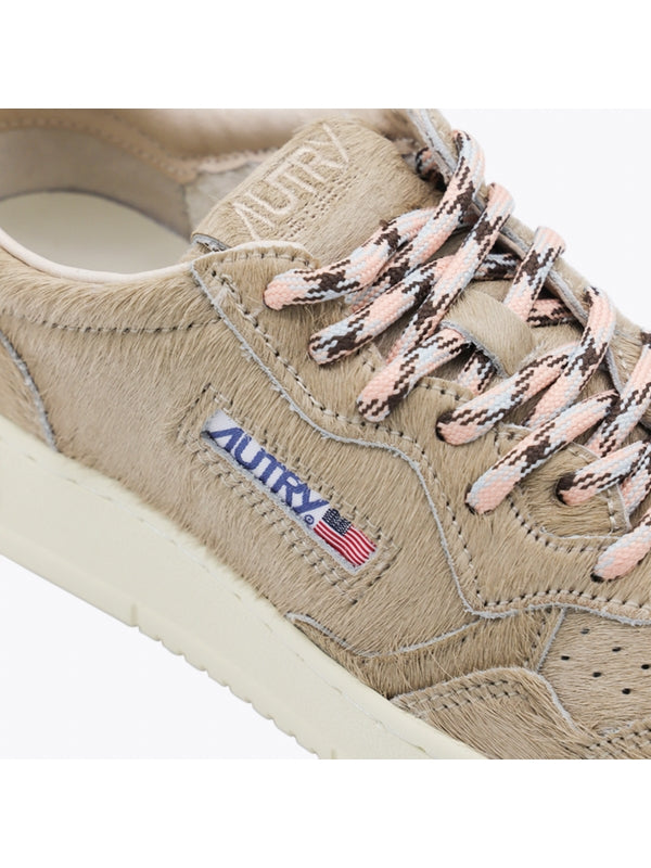 Autry Beige Low Top Sneakers