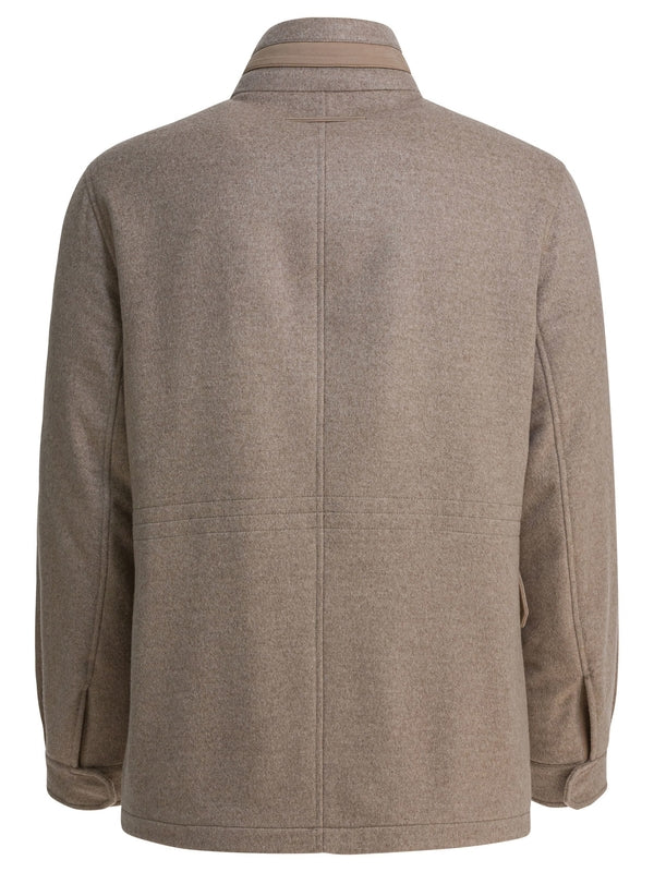 Z Zegna Beige Jackets