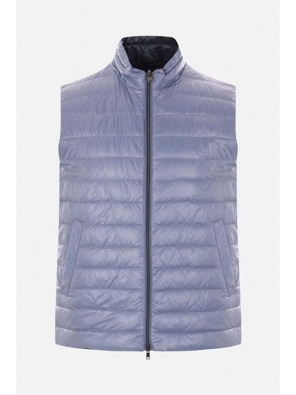 High-Neck Quilted Nylon Padding Vest