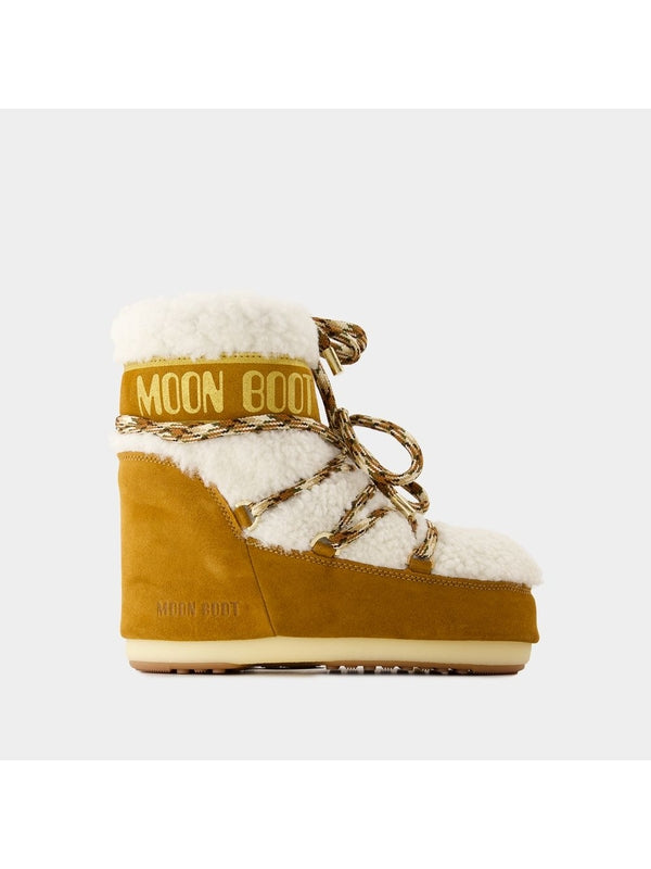 Icon Shearling Lace-up Boots