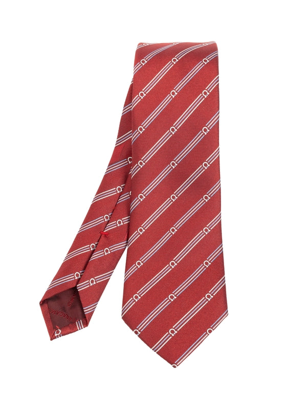 Gancini Stripe
  Silk Tie