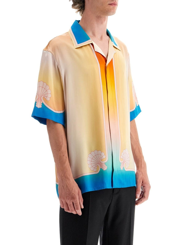 short-sleeved silk shirt Shirts