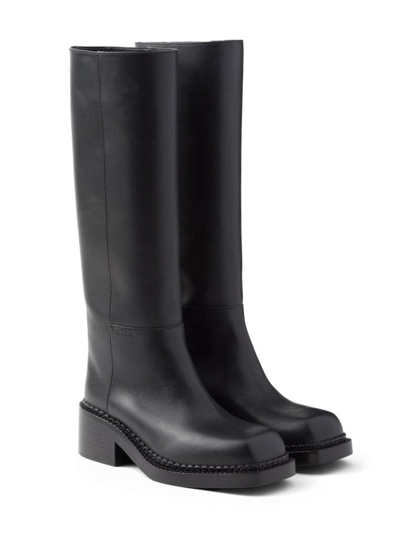 Calfskin High Boots