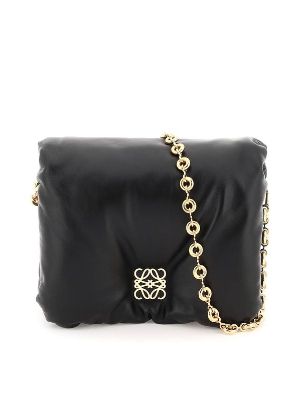 Anagram Puffer Goya Chain Mini Bag