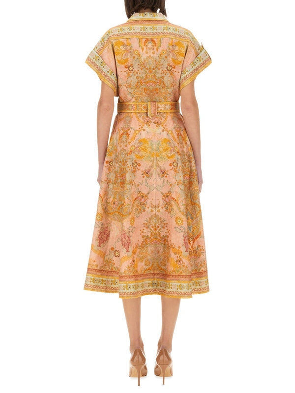 ACACIA Linen Midi Dress