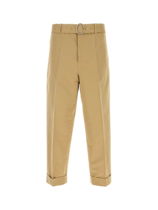 Belt Cotton Silk Pants