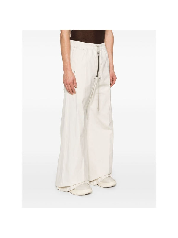 Bella Drawstring Wide Cotton
  Pants