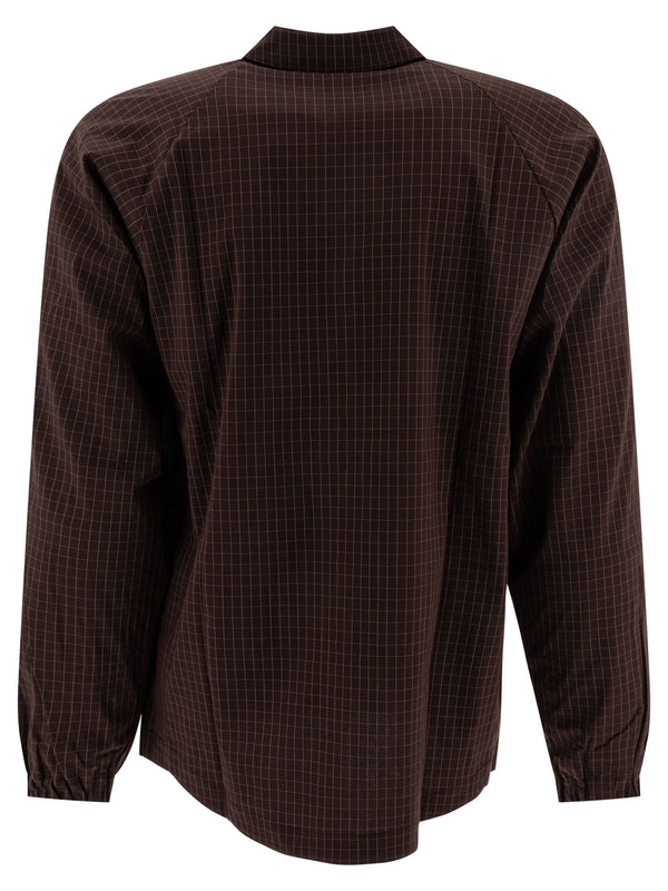 Check Pattern Cotton Blend Shirt