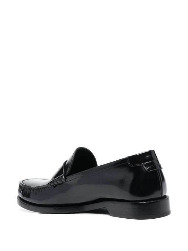 Saint Laurent Black Penny Loafer