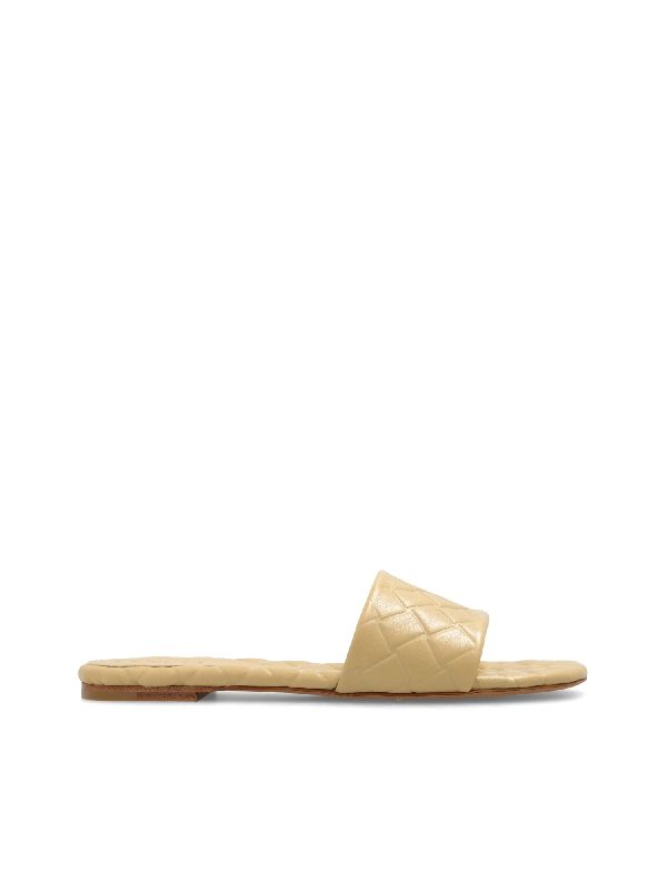 Amy Intrecciato Leather Slides