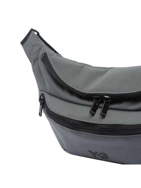 Y-3 Grey Belt Bags