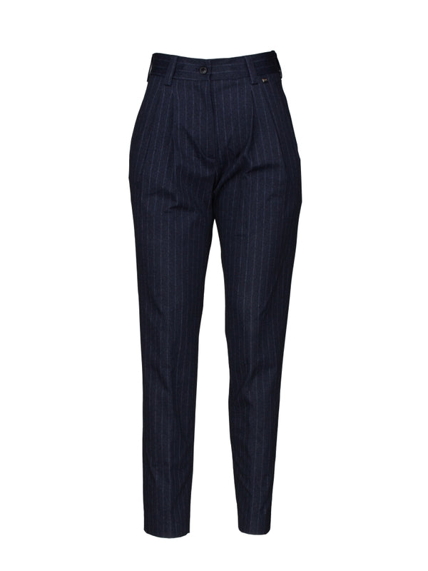 Stripe Navy Pants