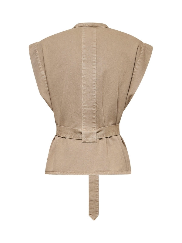 Chasuble Belt Detail Vest