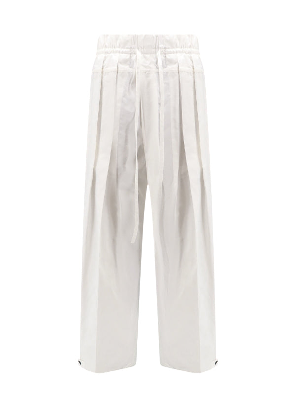 Drawstring Pintuck Detail Pants