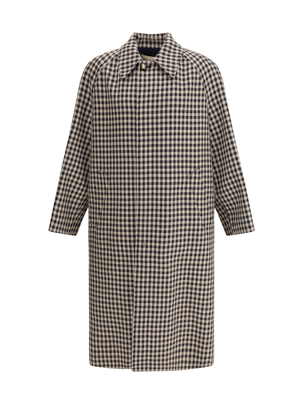 Valentino Beige Checked Coats