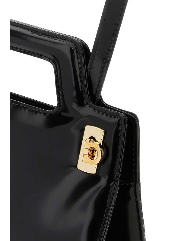 Wanda Smooth Leather Mini Tote Bag