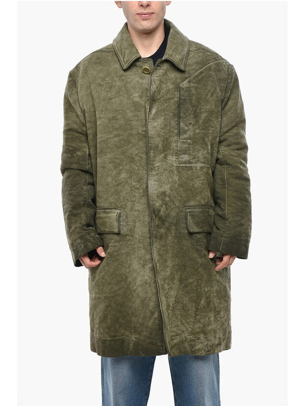 Rick Owens Green Coats